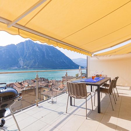 Apartamento Casa Madlen - Bright Attic With Marvelous View Campione dʼItalia Exterior foto